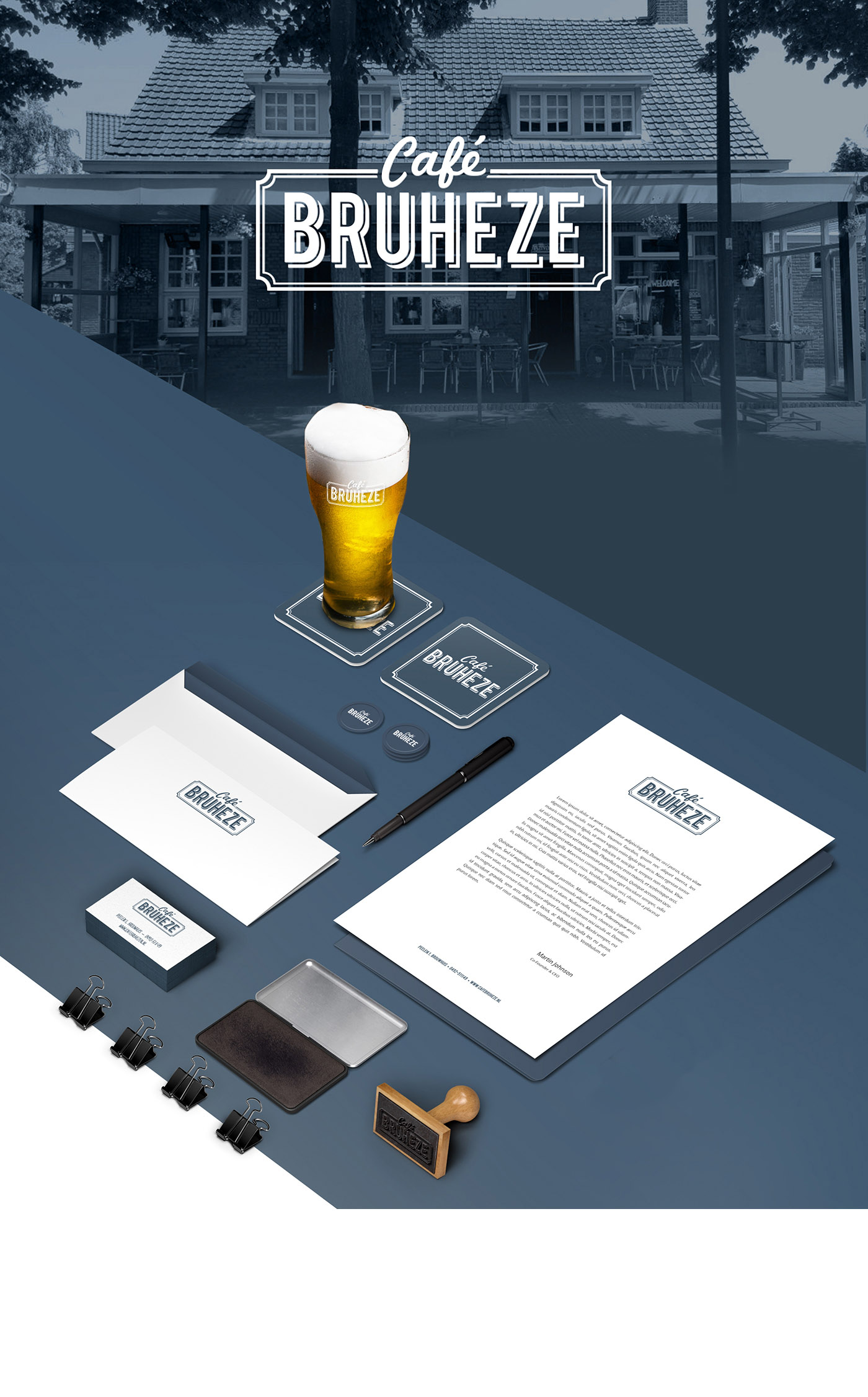 Cafe Bruheze mockup Cafe Bruheze mockup